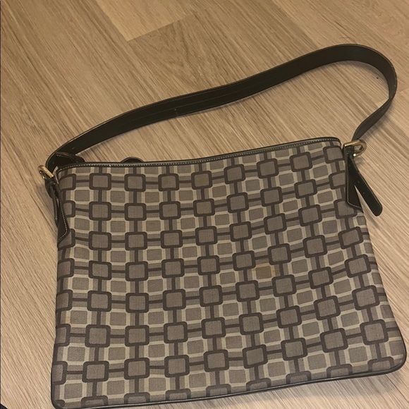 Nine West Stylish Brown Patterned Shoulder Bag (READ DESCRIPTION) - Picture 8 of 15